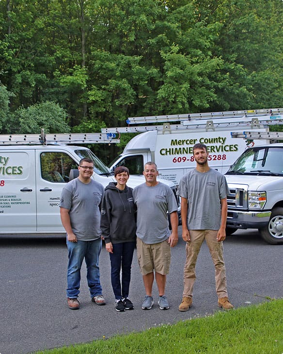 Original image of the Mercer County Chimney Services team.